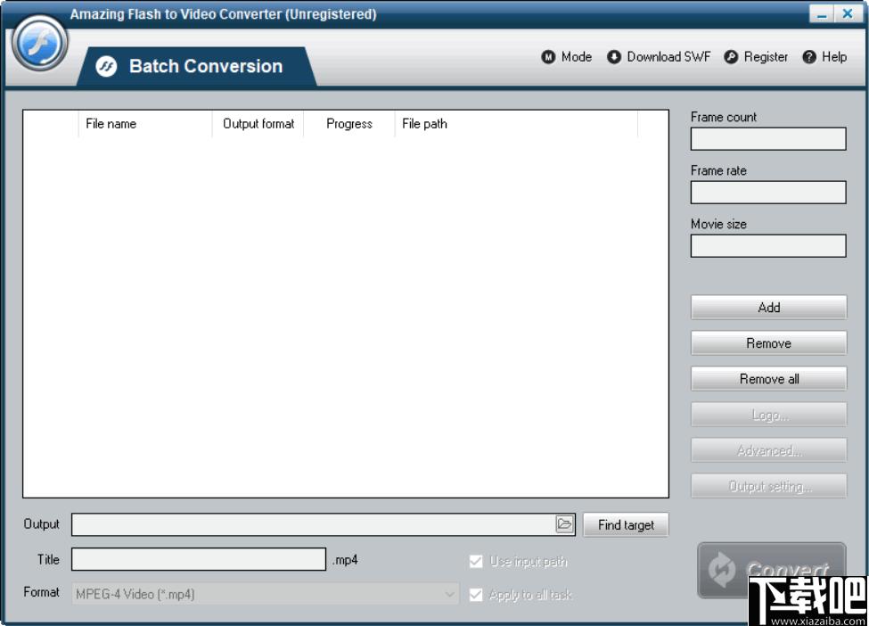 Amazing Flash to Video Converter下载,视频转换,flsh转换