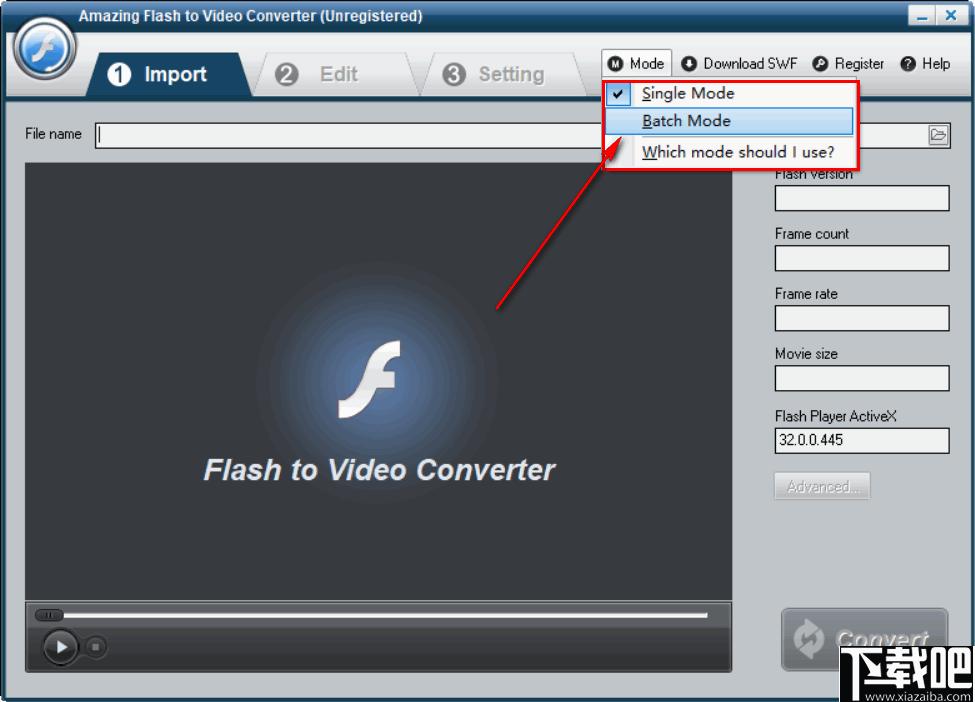 Amazing Flash to Video Converter下载,视频转换,flsh转换