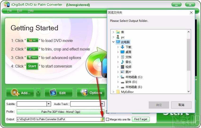 iOrgsoft DVD to Palm Converter,DVD转Palm,视频转换