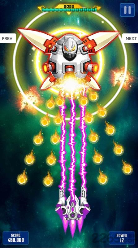 银河攻击太空射击手游下载,太空射击,射击游戏,弹幕游戏